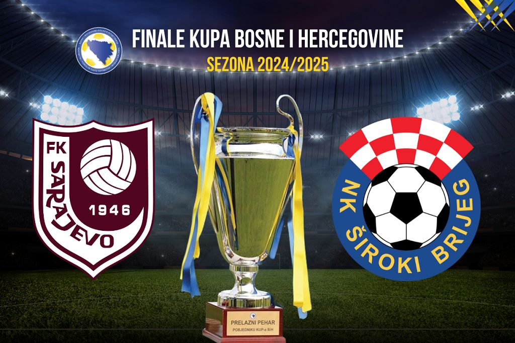 U finale Kupa ove sezone su se plasirali FK Sarajevo i NK Široki Brijeg.