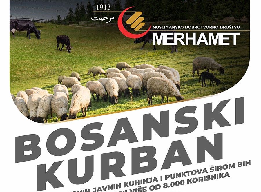 Merhamet pokreće akciju: Kurban 280 KM, pomoć ide najugroženijima