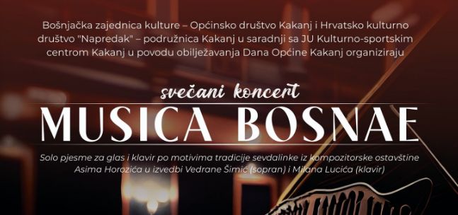 Ne propustite priliku da postanete dio ovog događaja, koji će, bez sumnje, biti pravo svjetlo kulturne ponude Kaknja.