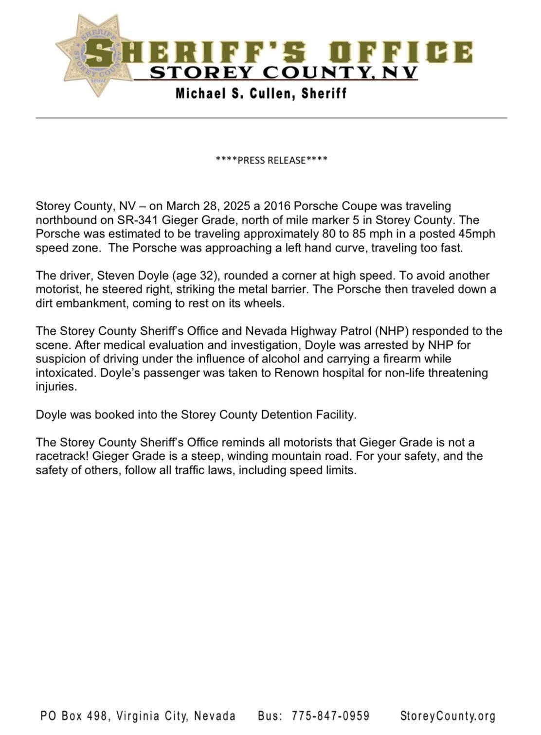 Sretnik koji je osvojio vozilo vrijedno više od 220.000 eura je 32-godišnji Steven Doyle iz gradića Fernleyja u Nevadi.