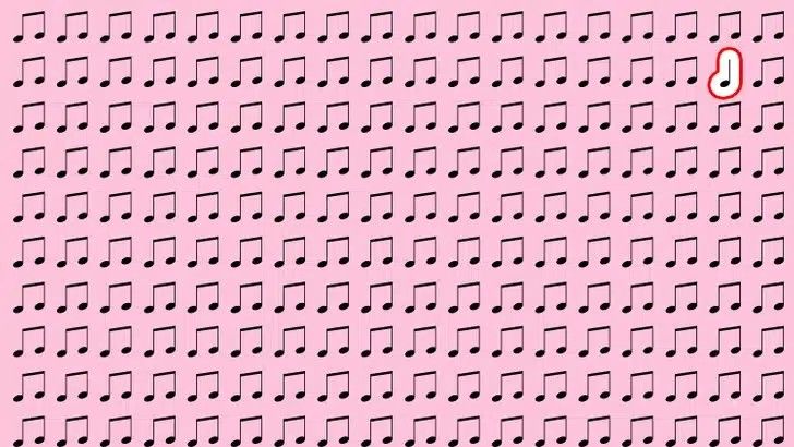 Samo osobe koje imaju super moć opažanja mogu pronaći drugačiju notu