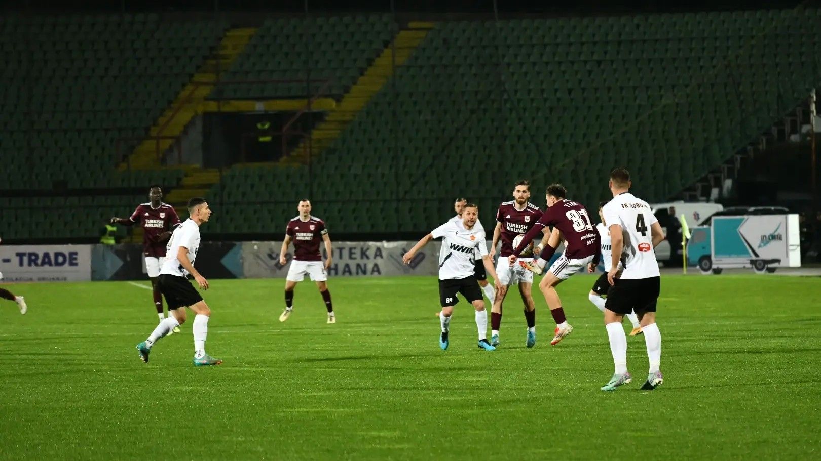 Naime, on je u igru ušao u 69. minuti susreta umjesto Belmina Mešinovića i na sebi je imao dres s brojem 99.