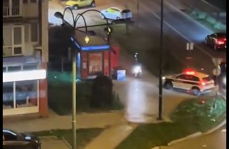 Filmska potjera u Sarajevu: Maloljetnik na motociklu bježao od policije, stigli ga nakon što je pao