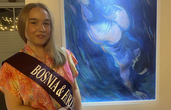 Umjetnica je učestvovala radom pod nazivom “Ama”, inspirisanim japanskom tradicijom žena ronilaca na bisere