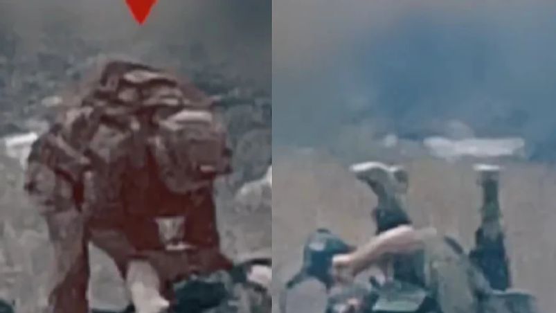 Na snimku se vidi kako kako pripadnici Al-Qassam brigade pogađaju nekoliko izraelskih vojnika koji su se nalazili na oklopnom vozilu