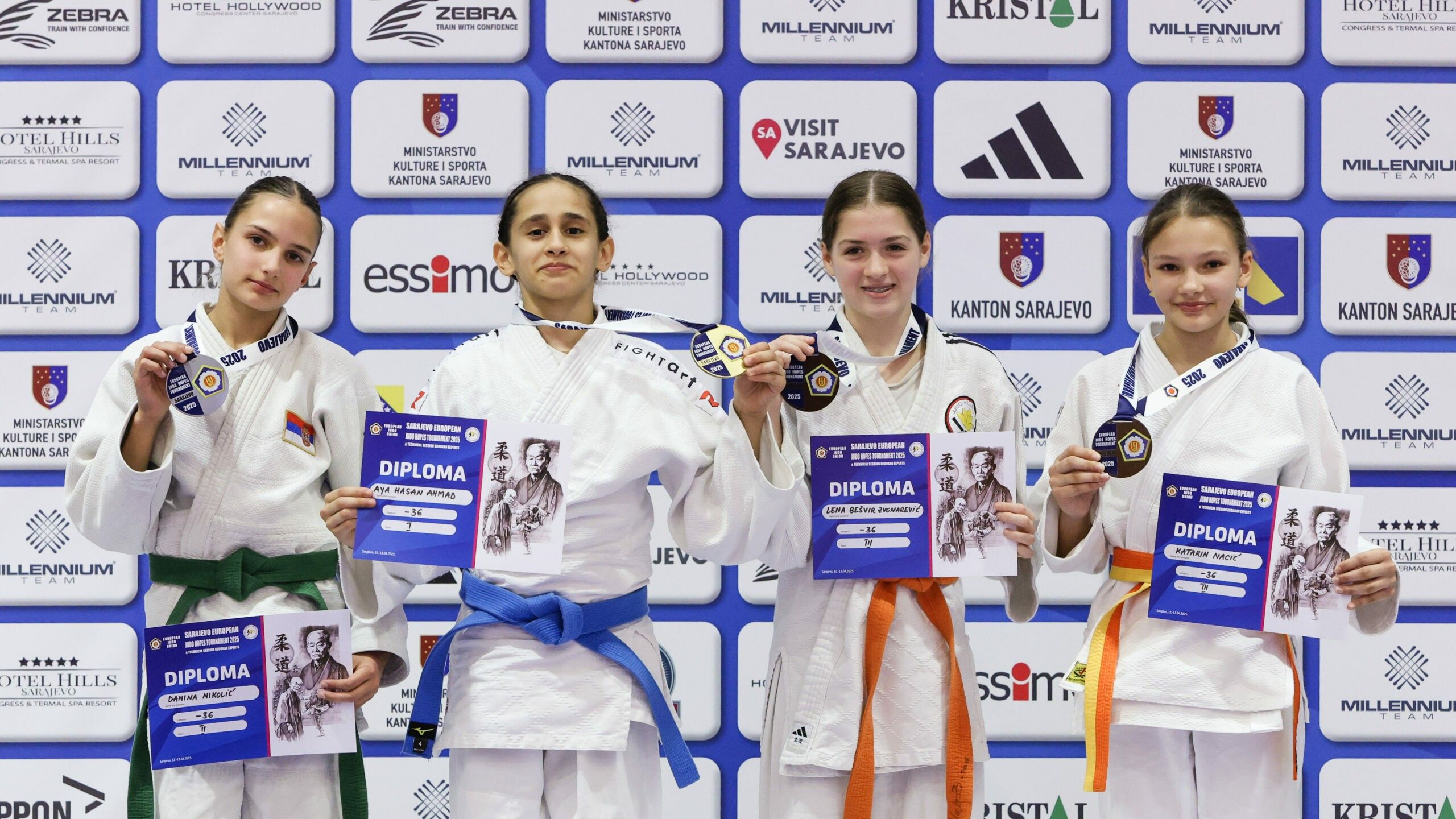 Uz toplu dobrodošlicu svim učesnicima i gostima, Ognjen Pavlović, predsjednik Džudo saveza Bosne i Hercegovine, zahvalio se svima koji su učestvovali u organizaciji takmičenja