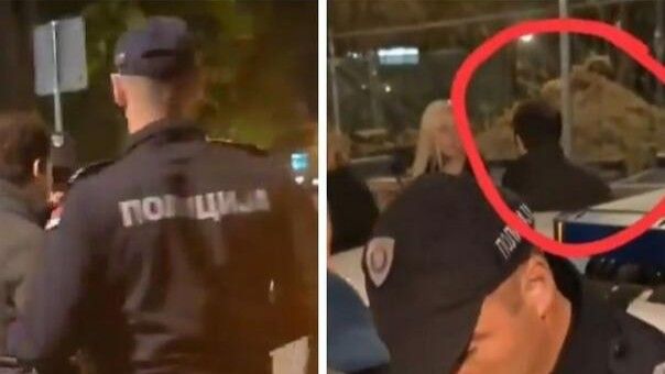 Smjestili su ga u auto, no zbog gužve koja je nastala oko policijskog automobila, policajci nisu primijetili da je čovjek izašao na druga vrata vozila i lagano odšetao