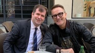 Nakon Sarajeva Vahudin Žugor je boravio i u Zagrebu gdje je imao čast upoznati se sa bivšim predsjednikom Hrvatske Stjepanom Mesićem