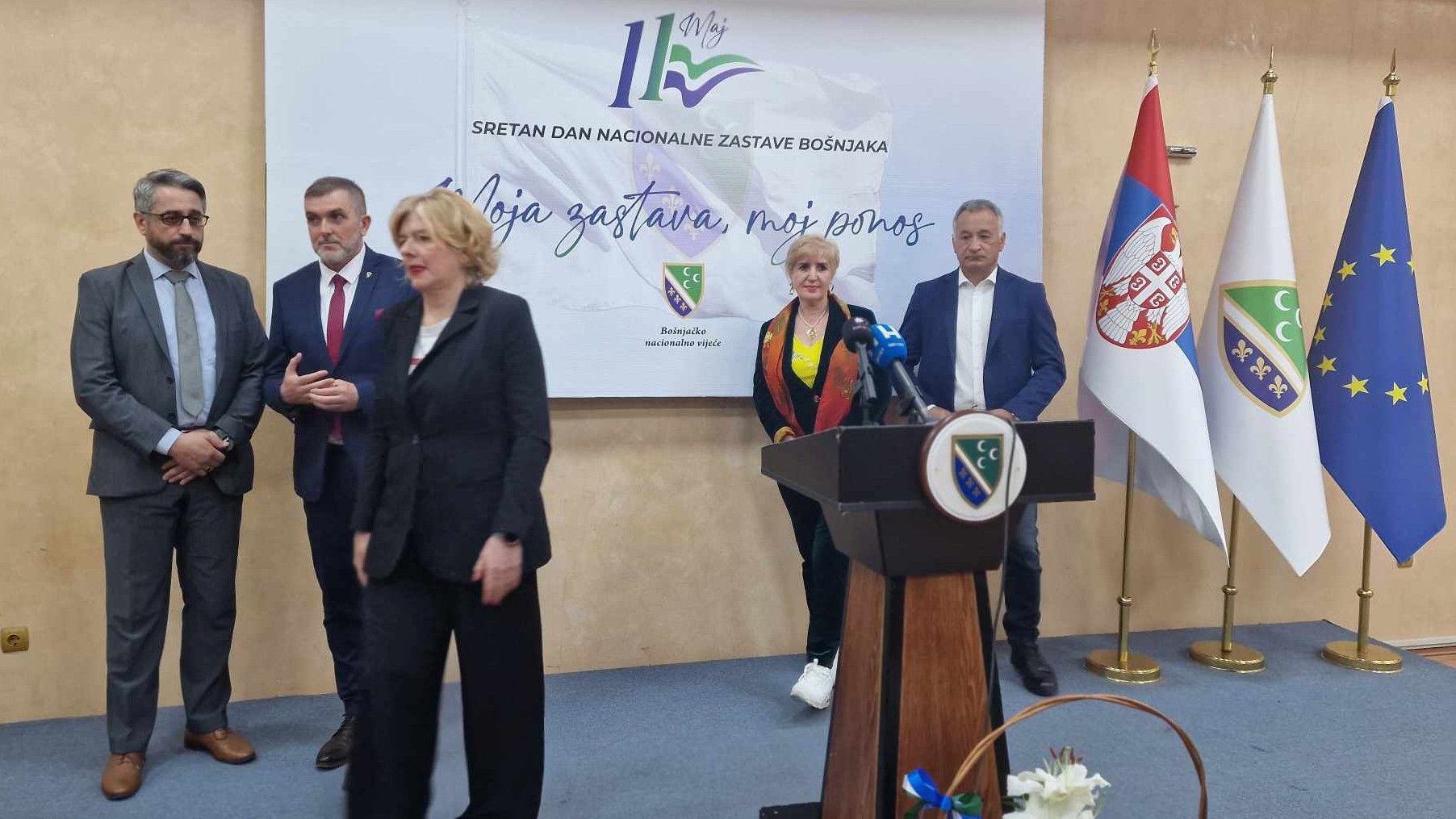 Dan bošnjačke nacionalne zastave u Novom Pazaru: Šemsović predstavio aktivnosti BNV-a
