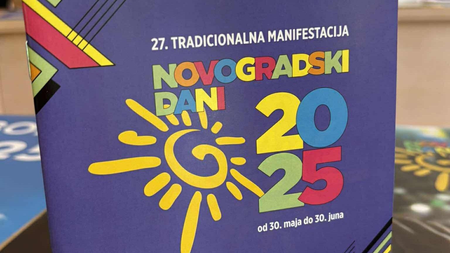 Manifestacija 'Novogradski dani 2025' od 30. maja do 30. juna