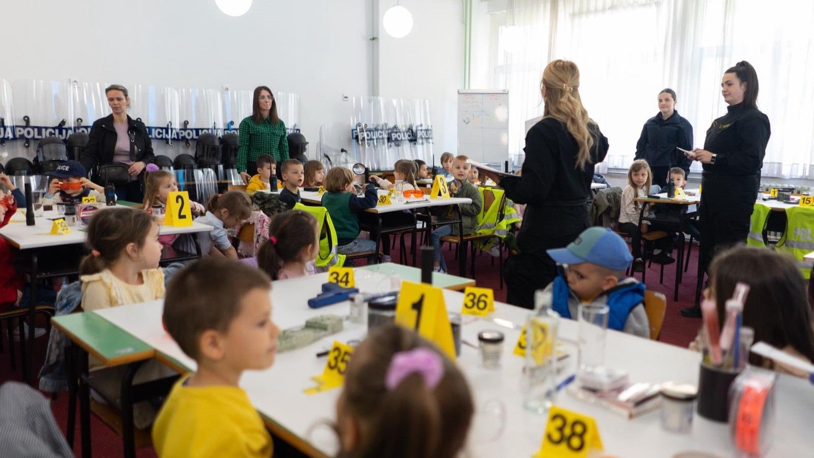 Niz aktivnosti za najmlađe: Policijsku akademiju FMUP-a posjetilo 50 mališana 