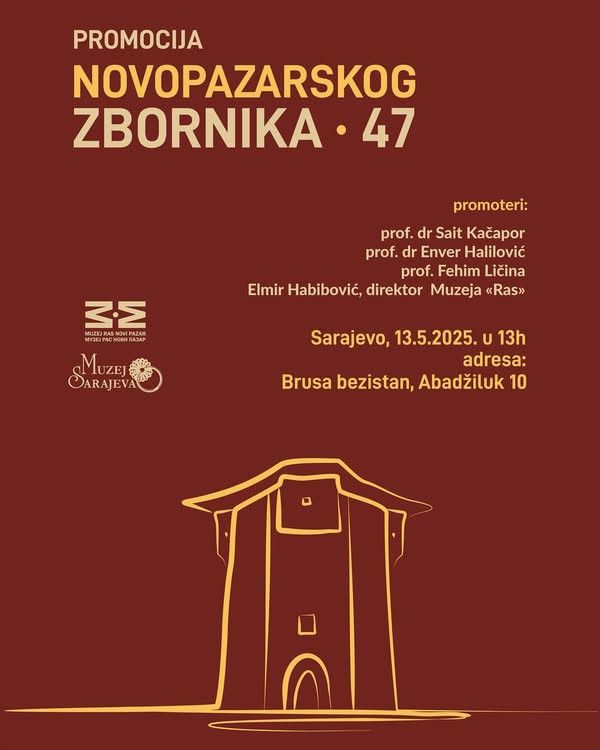 U Sarajevu sutra promocija 47. izdanja Novopazarskog zbornika