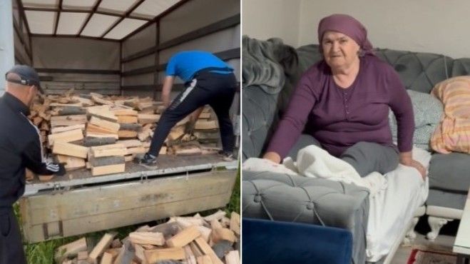 Bez riječi i najave, pred njenom kućom pojavio se kamion pun drva