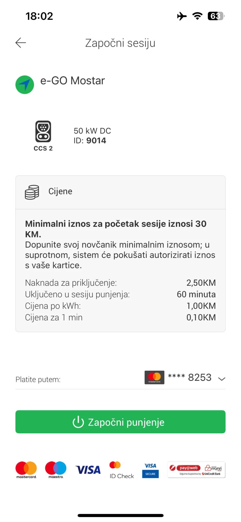 Širenje mreže: Mostar dobio brzi punjač za električna vozila