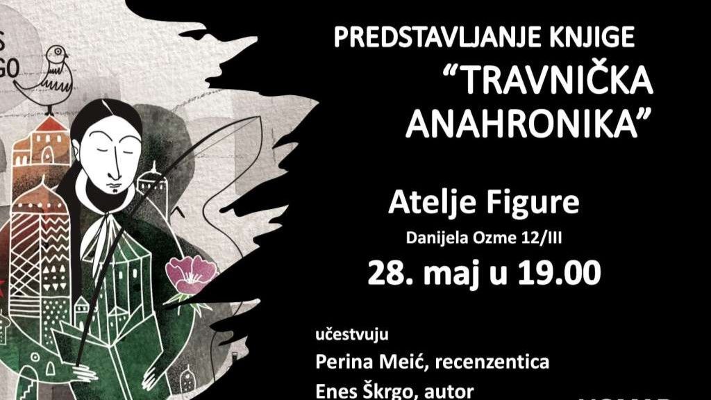 Kao autora, kako je naveo, raduje ga susret s publikom u Ateljeu Figure.