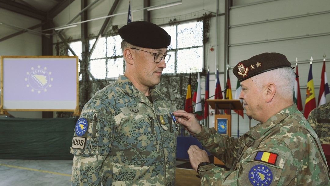 Novi načelnik štaba EUFOR-a stupio na dužnost: Saradnjom sa OSBiH pokazati da se sve može uraditi