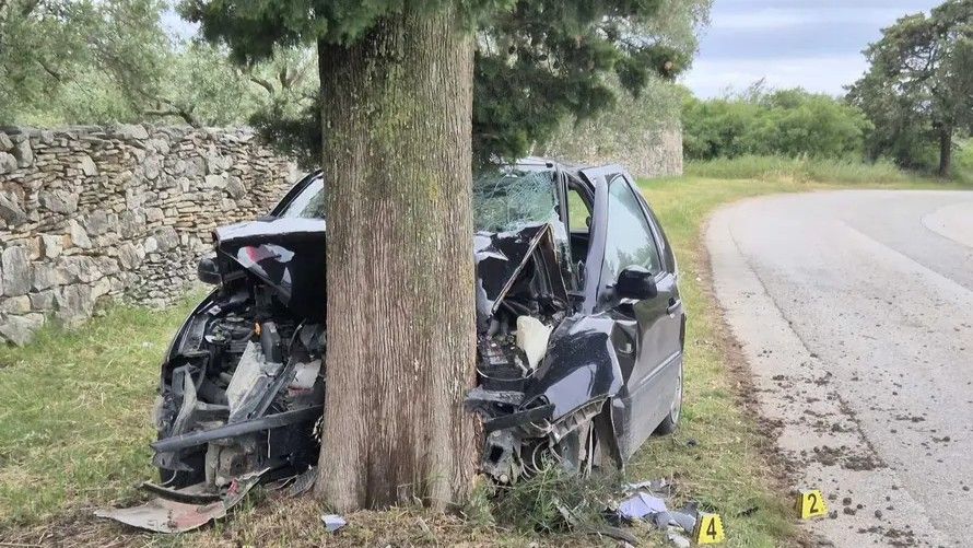  Užas u bh. komšiluku: Autom se zabila u stablo, dijete kritično!