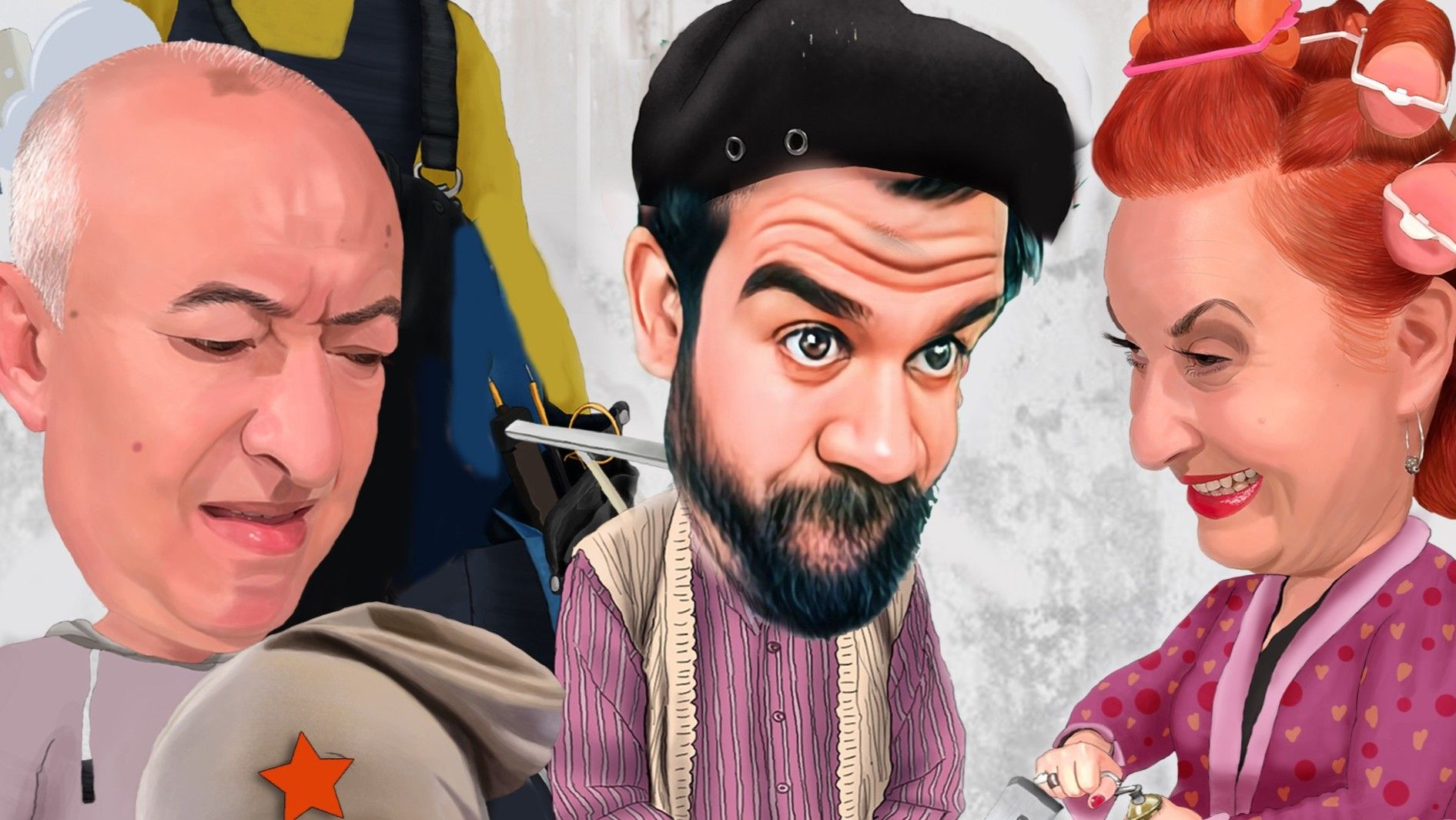Igraju: Armin Omerović, Aida Bukva, Edin Drljević, Senka Oruč, Mirsad Imamović, Midhat Slatina.