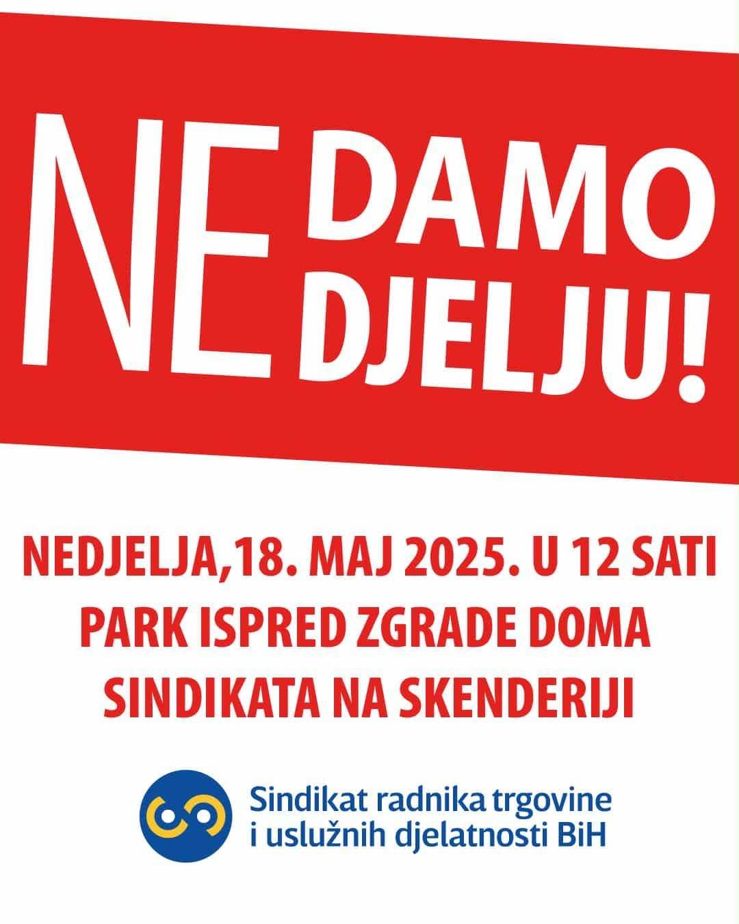 Dan za porodicu, a ne za profit: Radnici ponovo izlaze na ulice