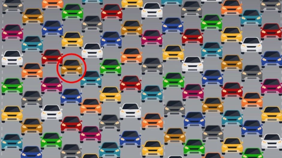 Možete li pronaći automobil kojem nedostaje retrovizor za manje od 45 sekundi?