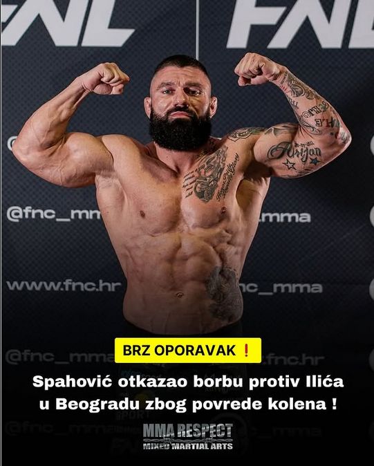 Tomo Spahović se povrijedio, otkazana borba protiv Aleksandra Ilića