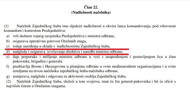 General OSBiH odbio izvršiti ministrovu naredbu: Primao plaću Beograda, odavao počast Mladiću