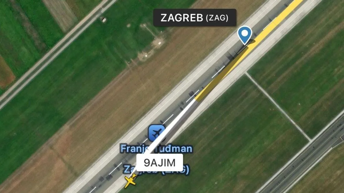 Prema informacijama predstavnika avionske kompanije "Air Panonia" let je bio prazan i nema povrijeđenih osoba