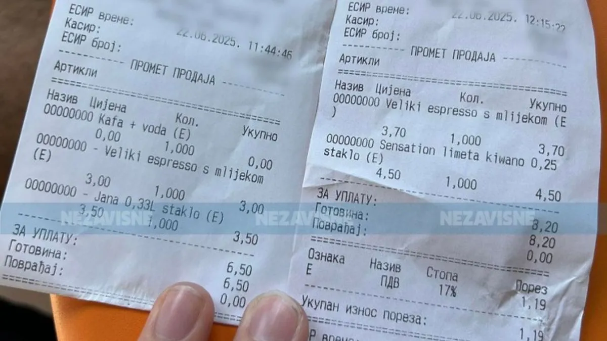 Građani u čudu: Šoljica kafe poskupjela 70 feninga za pola sata