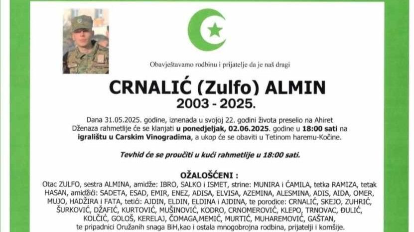 Zbog tragične smrti troje mladih ljudi u Mostaru je za sutra proglašen Dan žalosti