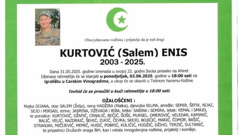 Zbog tragične smrti troje mladih ljudi u Mostaru je za sutra proglašen Dan žalosti