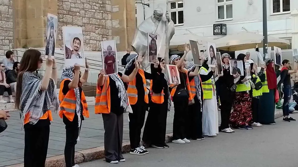 Ova šetnja znak je solidarnosti s narodom Gaze i svemu što nedužni civili doživljavaju svakodnevno