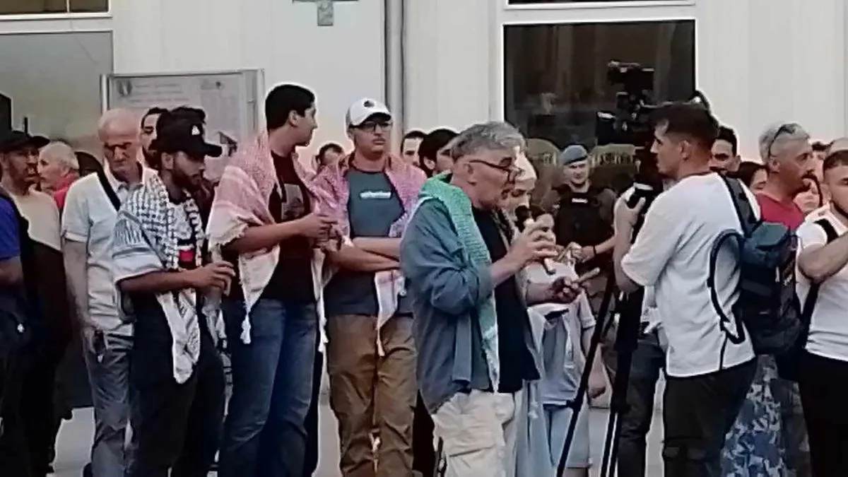 Ova šetnja znak je solidarnosti s narodom Gaze i svemu što nedužni civili doživljavaju svakodnevno