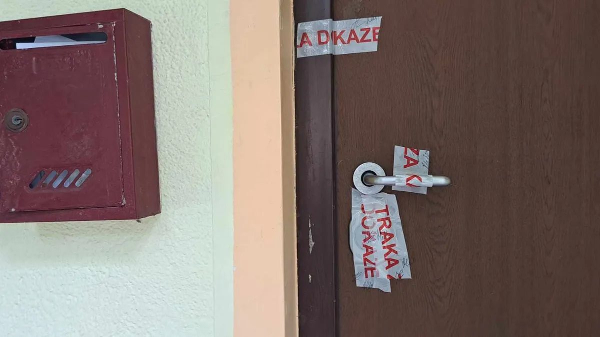Ovo je stan u kojem je počinjeno ubistvo majke: Kćerka na KCUS-u, lakše je povrijeđena