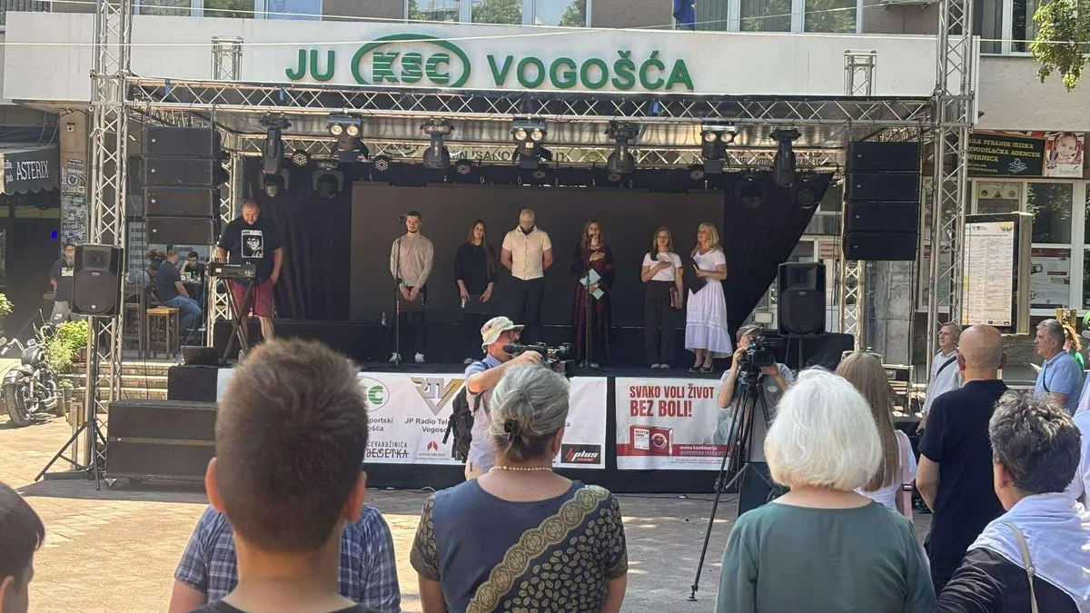 Sjećanje na šehide u Vogošći