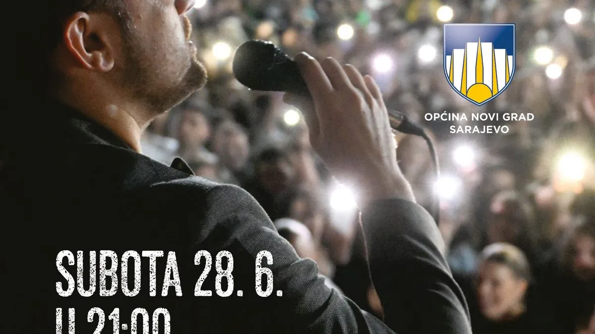 Koncert počinje u 21 sat, a publika će imati priliku uživati u njegovim poznatim hitovima