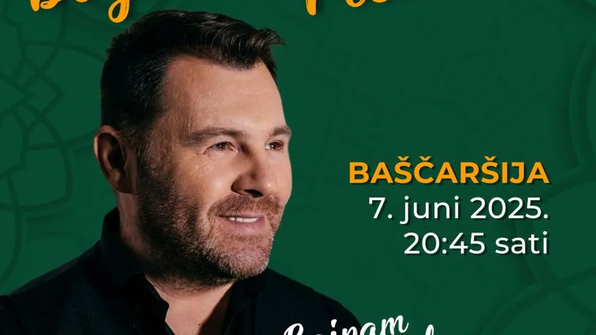 Eldin Huseinbegović unosi bajramsku radost u srce Baščaršije: Čekamo vas u 20:45