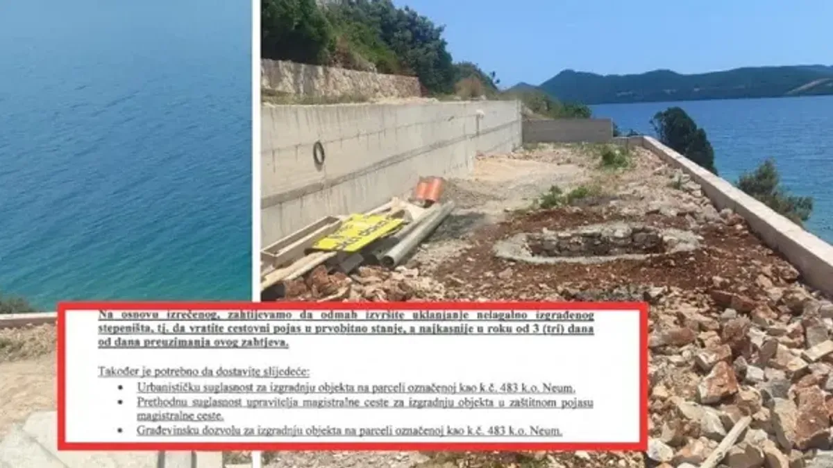 Iako su Ceste FBiH reagirale u dijelu nadležnosti koji se tiče zaštitnog pojasa magistrale, mještani upozoravaju da je gradnja zahvatila i pomorsko dobro
