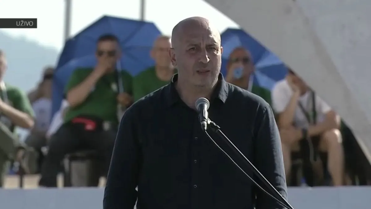 Ovdje su naši vitezovi i specijalci, borci, zaustavili ono što je izgledalo nezaustavljivo, kazao je ministar