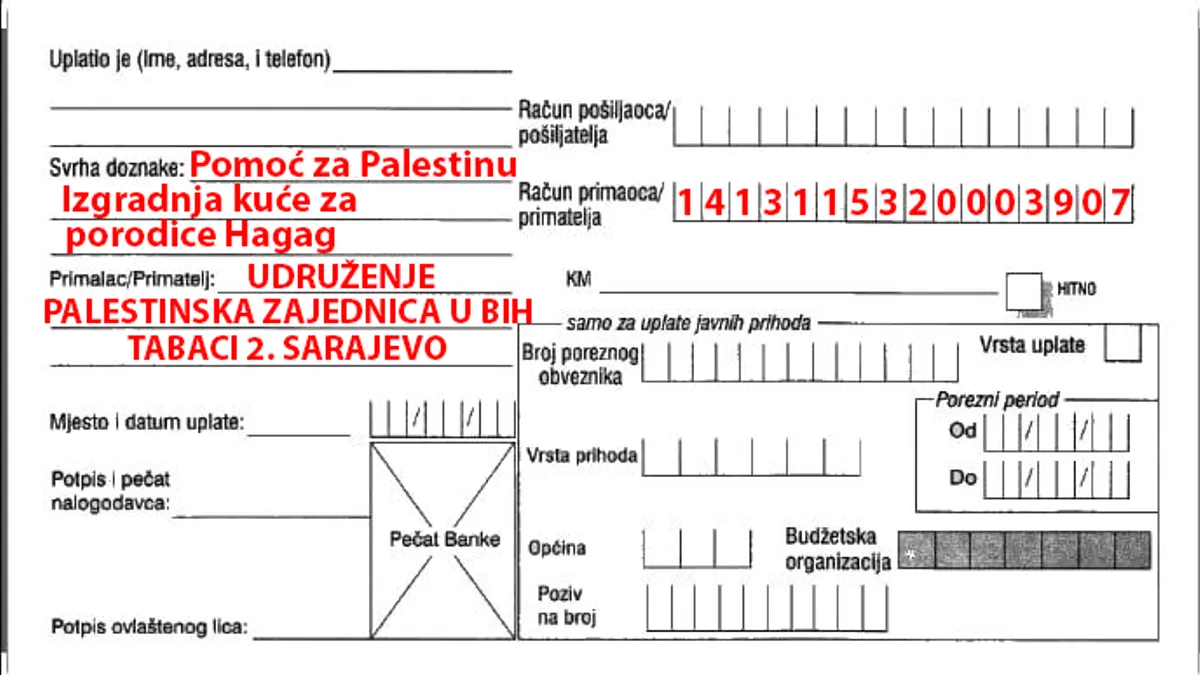 Iako je Munira naslijedila zemljište od svojih roditelja, porodica nema finansijskih sredstava za izgradnju kuće.