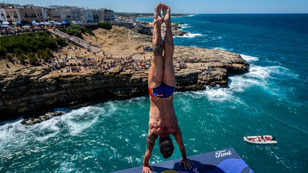 Red Bull Cliff Diving: Gimeno i Iffland slavili u Italiji, sljedeća stanica je Mostar