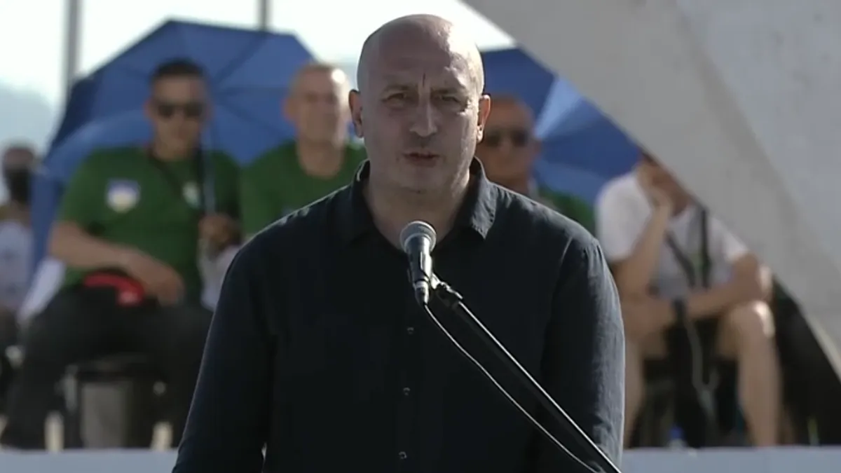 Ovdje su naši vitezovi i specijalci, borci, zaustavili ono što je izgledalo nezaustavljivo, kazao je ministar