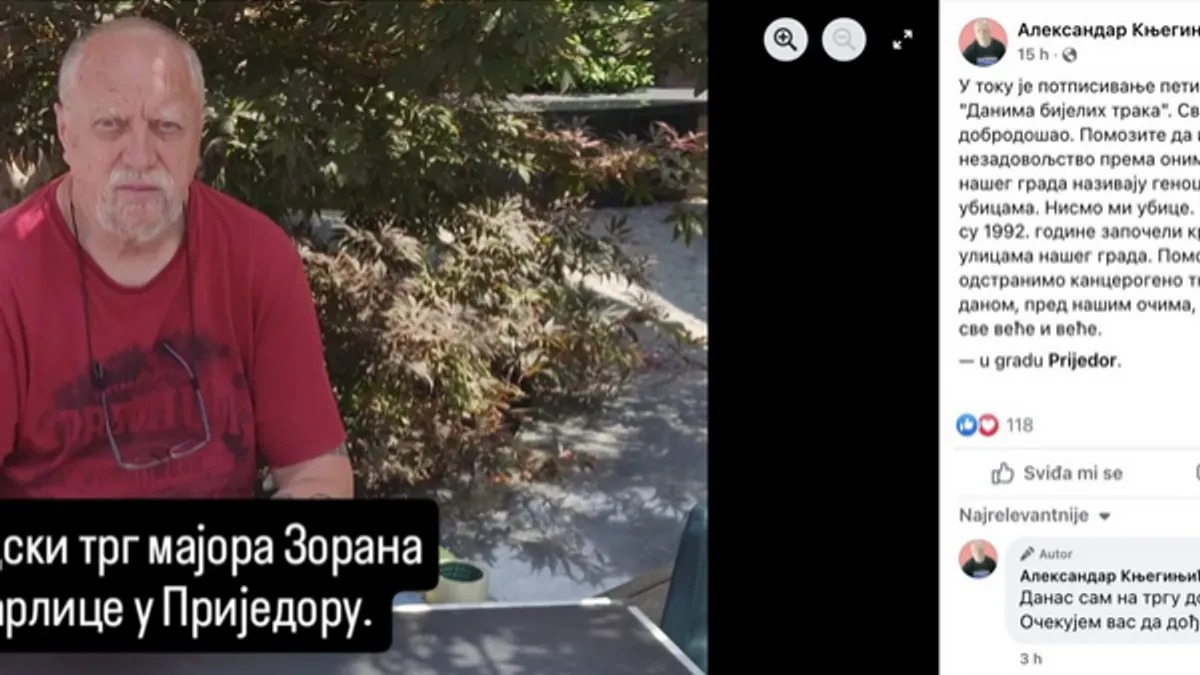 Osuđeni za ratne zločine u Prijedoru pokrenuo peticiju za zabranu Dana bijelih traka!