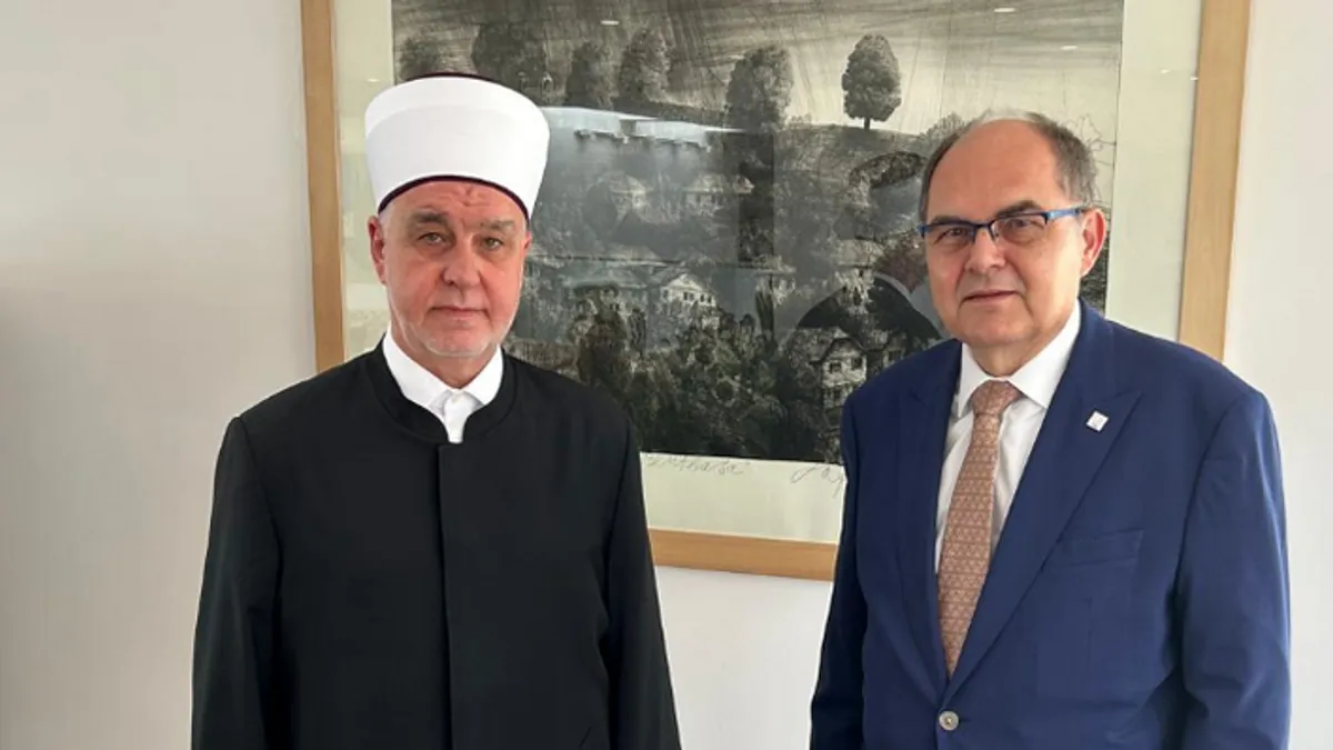 Schmidt je pozdravio angažman Islamske zajednice u BiH na očuvanju dijaloga i izgradnji povjerenja među narodima