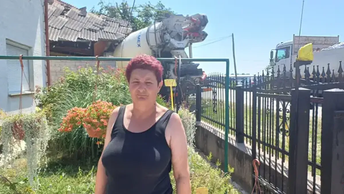 Kamionom im uletio u kuću