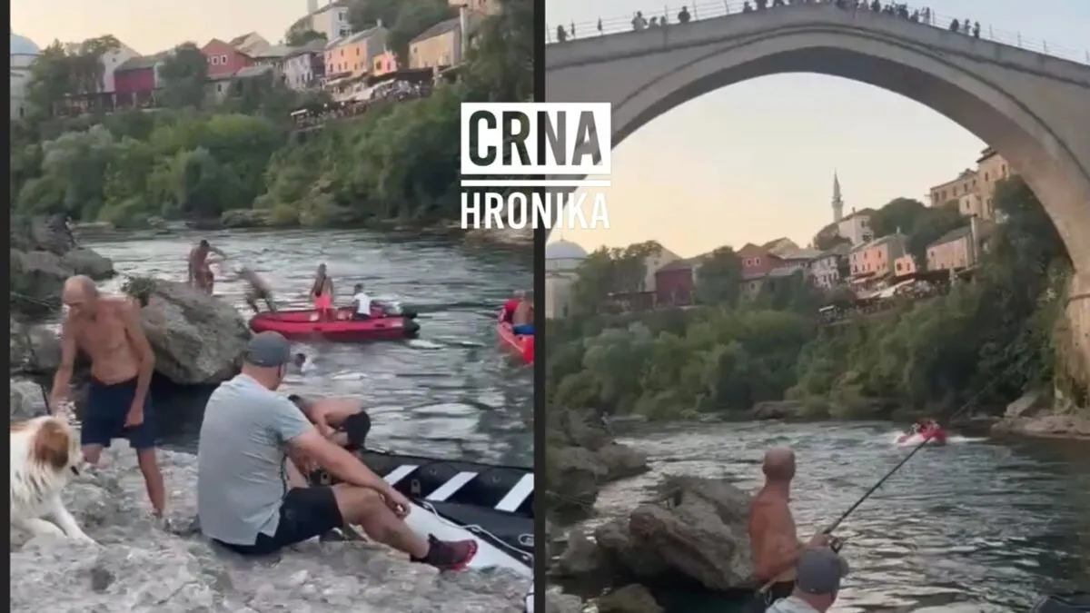 Reakcije prisutnih bile su burne, a dio okupljenih građana pokušao je spriječiti skok, svjestan koliko takav čin može biti poguban za nepripremljenu osobu.