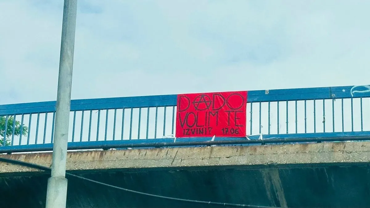 Da li je Dado pristao? Emotivna poruka na mostu u Tuzli preplavila društvene mreže