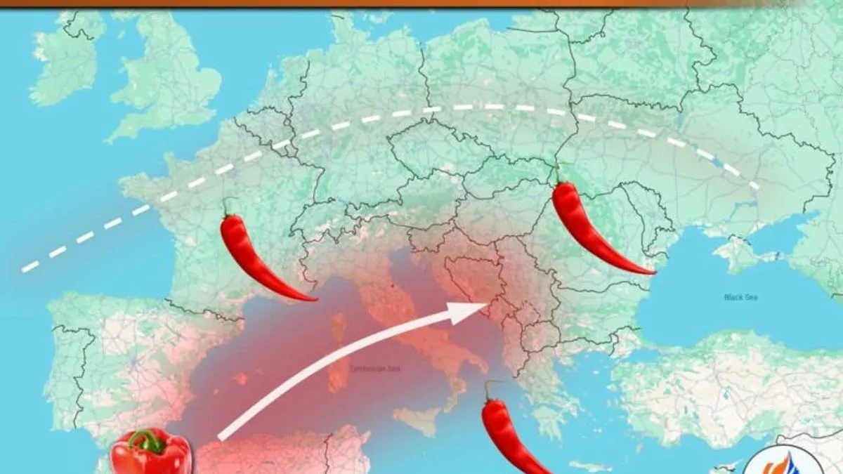Kreće Afrika. Od danas započinje toplotni talas čiji se vrhunac očekuje u srijedu i četvrtak sa temperaturama do 40°C.