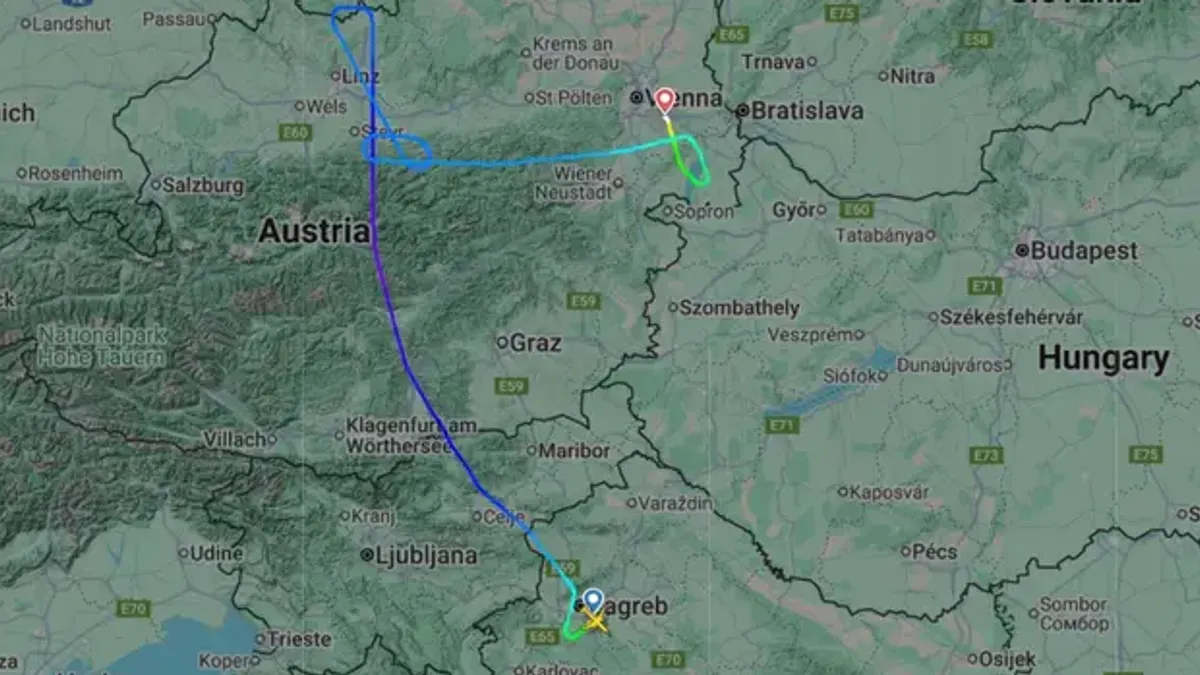 Putnici iz Zagreba satima zatočeni u avionu u Beču: Pilot nam je rekao da nestaje goriva