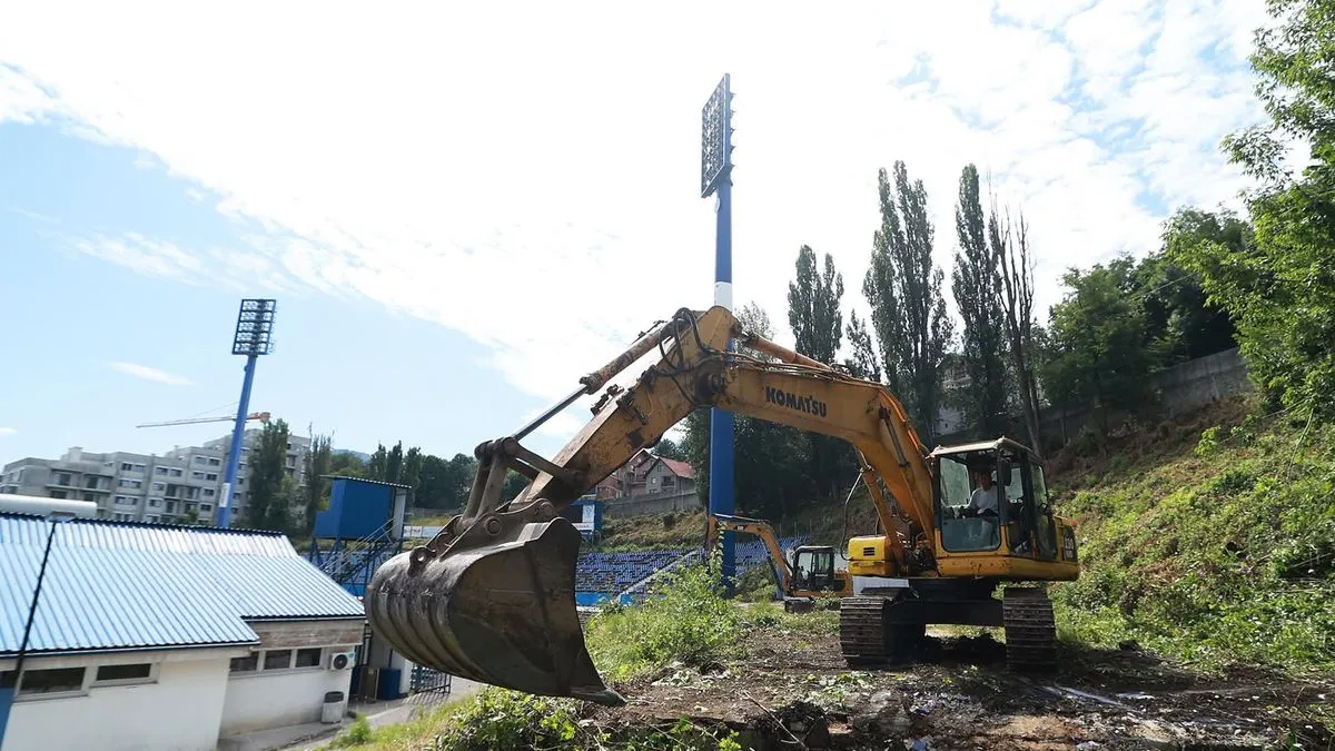 Željezničar je nastojao početak radova prilagoditi terminima odigravanja evropskih utakmica