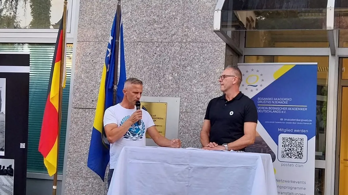 Ispred zgrade Generalnog konzulata BiH održan je skup pod nazivom 'Kada duša traži svoje najmilije'